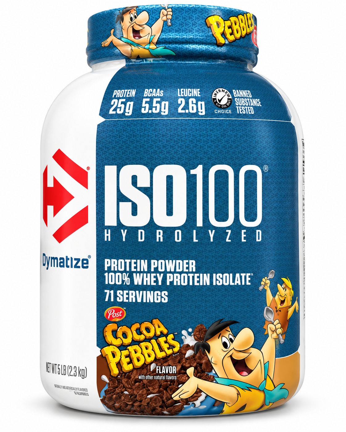 Dymatize ISO100 Hydrolyzed Whey Protein – Cocoa Pebbles 5lb (2.3kg)