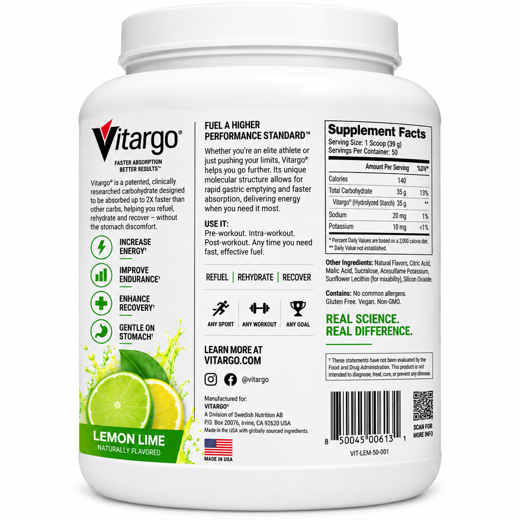 Vitargo Post Workout – Lemon Lime
