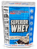 International Protein Superior Whey – Cookies & Cream – 907g (22 Serves)