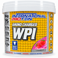 International Protein Amino Charged WPI Strawberry – 3kg | 32.89g Protein | 75 Servings
