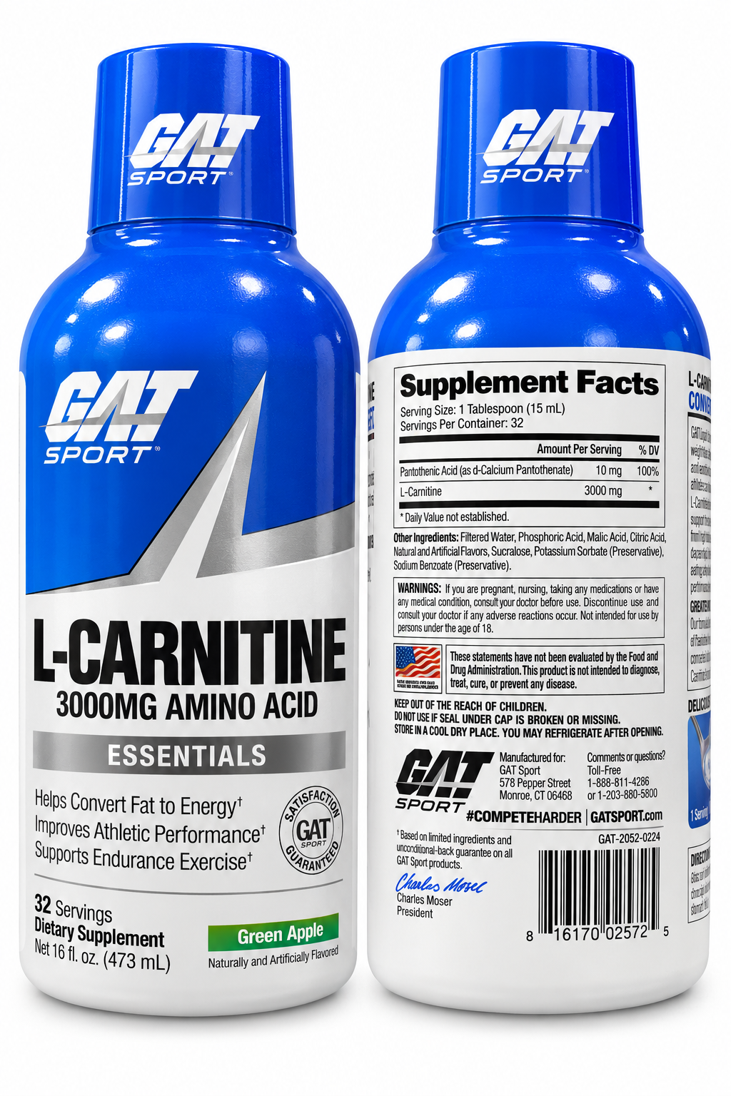 GAT Sport L-Carnitine 3000 – 32 Servings