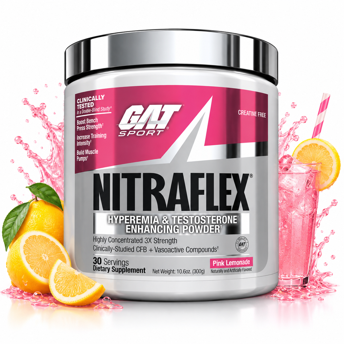 GAT Sport NITRAFLEX Pre-Workout – 30 Servings