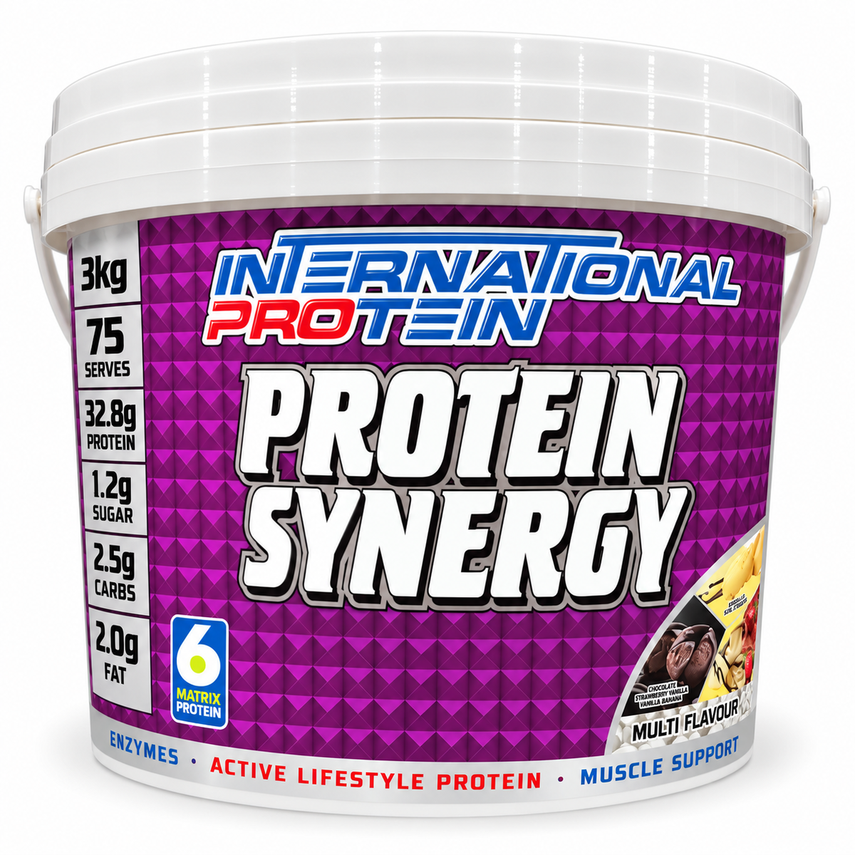International Protein Synergy 3kg – Cookies & Cream