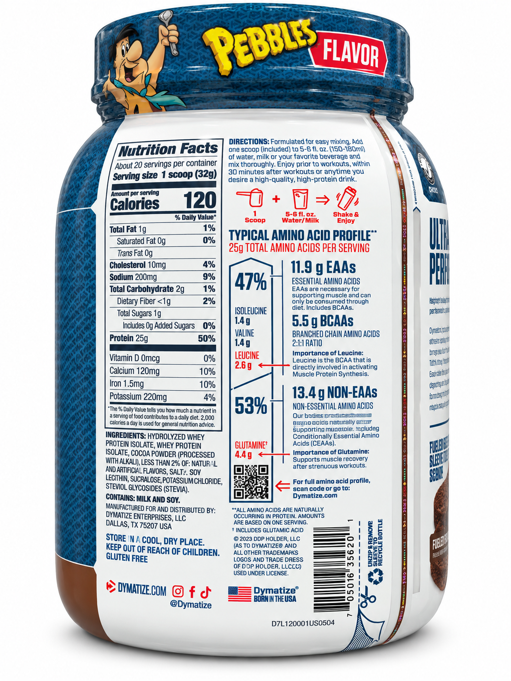 Dymatize ISO100 Hydrolyzed Whey Protein – Cocoa Pebbles – 20 Servings