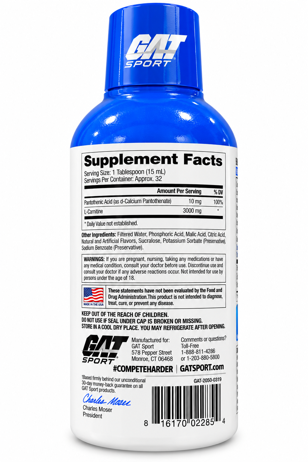 GAT Sport L-Carnitine 3000 – 32 Servings
